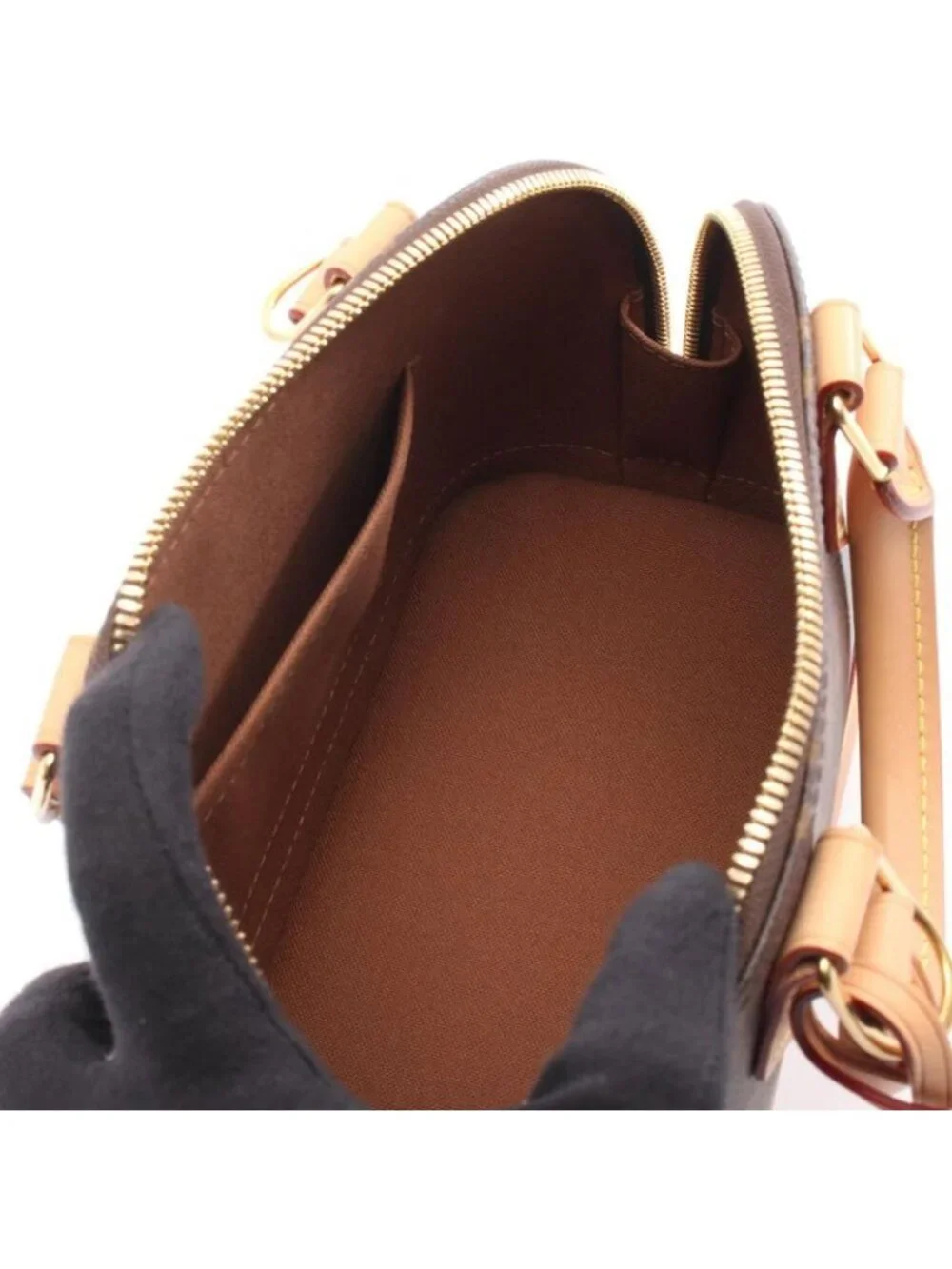 ★SOLD★ Louis Vuitton Handbag Alma BB Canvas Leather - Picture 3 of 6